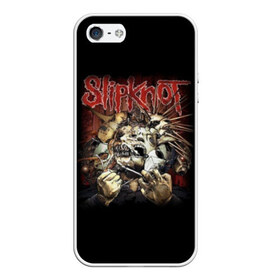 Чехол для iPhone 5/5S матовый с принтом Slipknot в Новосибирске, Силикон | Область печати: задняя сторона чехла, без боковых панелей | альтернативный | американская | глэм | готик | гранж | группа | метал | модные | музыка | пост | рок | хард