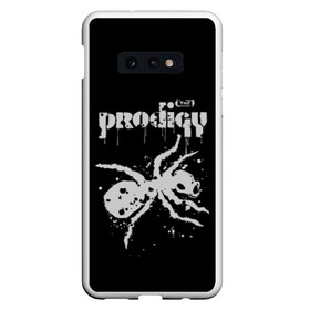 Чехол для Samsung S10E с принтом The Prodigy логотип в Новосибирске, Силикон | Область печати: задняя сторона чехла, без боковых панелей | 2019 | album | art | break | dance | logo | music | prodigy | брейк | граффити | группа | заставка | лого | логотип | музыка | муравей | новый альбом | обложка альбома | продиджи