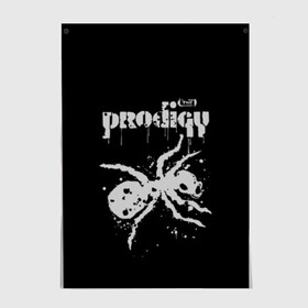 Постер с принтом The Prodigy логотип в Новосибирске, 100% бумага
 | бумага, плотность 150 мг. Матовая, но за счет высокого коэффициента гладкости имеет небольшой блеск и дает на свету блики, но в отличии от глянцевой бумаги не покрыта лаком | Тематика изображения на принте: 2019 | album | art | break | dance | logo | music | prodigy | брейк | граффити | группа | заставка | лого | логотип | музыка | муравей | новый альбом | обложка альбома | продиджи