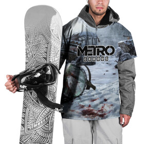 Накидка на куртку 3D с принтом METRO EXODUS в Новосибирске, 100% полиэстер |  | 2035 | exodus | metro | metro exodus | metro: exodus | survival horror | арт | артём | исход | метро | метро исход | метро:исход
