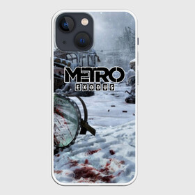 Чехол для iPhone 13 mini с принтом METRO EXODUS в Новосибирске,  |  | 2035 | exodus | metro | metro exodus | metro: exodus | survival horror | арт | артём | исход | метро | метро исход | метро:исход