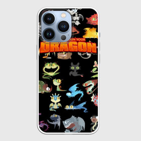 Чехол для iPhone 13 Pro с принтом How to Train Your Dragon в Новосибирске,  |  | Тематика изображения на принте: dragon | how | to train | your | астрид | беззубик | викинги | всадник | дракон | как | ночная | олух | приручить | фурия | фэнтези