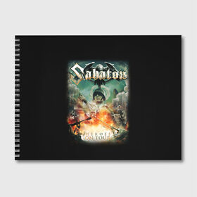 Альбом для рисования с принтом Sabaton в Новосибирске, 100% бумага
 | матовая бумага, плотность 200 мг. | heavy metal | metal | sabaton | группы | метал | музыка | пауэр метал | рок | сабатон | хэви метал