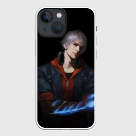 Чехол для iPhone 13 mini с принтом Devil May Cry 5 в Новосибирске,  |  | cry | demon | devil | game | may | дьявол | дьяволы тоже могут плакать | игра | плачь