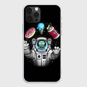 Чехол для iPhone 12 Pro Max с принтом Гомер в космосе в Новосибирске, Силикон |  | Тематика изображения на принте: bart | homer | lisa | simpsons | space | барт | гомер | космос | пончик | симпсоны
