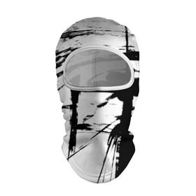 Балаклава 3D с принтом Черно-белая футболка в Новосибирске, 100% полиэстер, ткань с особыми свойствами — Activecool | плотность 150–180 г/м2; хорошо тянется, но при этом сохраняет форму. Закрывает шею, вокруг отверстия для глаз кайма. Единый размер | молодежная | подарок | стильная | футболка
