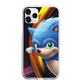 Чехол для iPhone 11 Pro матовый с принтом Sonic в Новосибирске, Силикон |  | blue | hedgehog | movie | sonic | ёжик | синий | соник | фильм