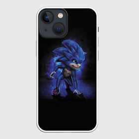 Чехол для iPhone 13 mini с принтом Соник в Новосибирске,  |  | blue | hedgehog | movie | sonic | ёжик | синий | соник | фильм