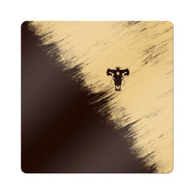 Магнит виниловый Квадрат с принтом Черный Клевер (Черный Бык) 4 в Новосибирске, полимерный материал с магнитным слоем | размер 9*9 см, закругленные углы | Тематика изображения на принте: anime | black | black bull | black clover | bull | clover | аниме | аста | астер | бык | клевер | черный | чёрный бык | черный клевер