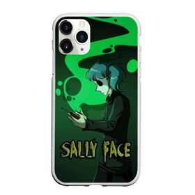 Чехол для iPhone 11 Pro матовый с принтом Sally Face в Новосибирске, Силикон |  | sally face | игра | компьютерная игра | лицо | маска | протез | салли фейс | школа | шрамы