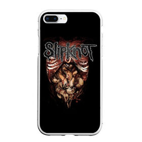 Чехол для iPhone 7Plus/8 Plus матовый с принтом Slipknot в Новосибирске, Силикон | Область печати: задняя сторона чехла, без боковых панелей | альтернативный | американская | глэм | готик | гранж | группа | метал | модные | музыка | пост | рок | хард