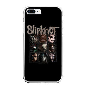 Чехол для iPhone 7Plus/8 Plus матовый с принтом Slipknot в Новосибирске, Силикон | Область печати: задняя сторона чехла, без боковых панелей | альтернативный | американская | глэм | готик | гранж | группа | метал | модные | музыка | пост | рок | хард