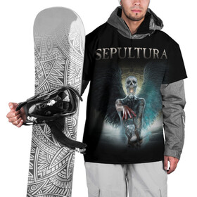 Накидка на куртку 3D с принтом Sepultura в Новосибирске, 100% полиэстер |  | sepultura | грув метал | группы | дэт метал | метал | музыка | рок | трэш метал