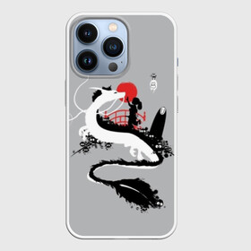Чехол для iPhone 13 Pro с принтом Тихиро гладит Хаку в Новосибирске,  |  | аниме | безликий | сэн и таинственное исчезновение тихиро | унесённые призраками | хаку | хаяо миядзаки