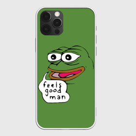 Чехол для iPhone 12 Pro Max с принтом Feels Good Man в Новосибирске, Силикон |  | pepe | pepe frog | зеленая лягушка | лягушка | пепе
