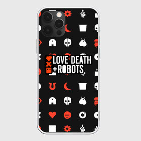 Чехол для iPhone 12 Pro Max с принтом Love Death & Robots в Новосибирске, Силикон |  | Тематика изображения на принте: cartoon | death | fantasy | heavy | horror | metal | miller | netflix | robots | tim | witness | любовь | миллер | мультфильм | робот | роботы | тим | ужасы | фэнтези