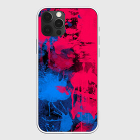 Чехол для iPhone 12 Pro Max с принтом Буря красок в Новосибирске, Силикон |  | арт | буря красок | искусство | краски | розовый | синий | современное искусство | стрит арт