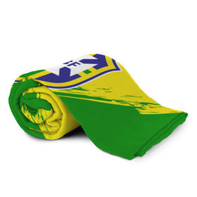 Плед 3D с принтом Бразилия в Новосибирске, 100% полиэстер | закругленные углы, все края обработаны. Ткань не мнется и не растягивается | brasil | brazil | бразилия | бразильская сборная | сборная бразилии | сборная бразилии по футболу | сборные | форма | футбол | футбольные сборные | чемпиона | чемпионат мира