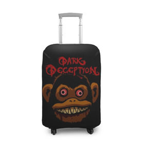 Чехол для чемодана 3D с принтом Dark Deception 1 в Новосибирске, 86% полиэфир, 14% спандекс | двустороннее нанесение принта, прорези для ручек и колес | dark | dark deception | deception | five night | fnaf | game | horror | дарк десепшен | игра