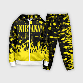 Детский костюм 3D с принтом NIRVANA в Новосибирске,  |  | like nirvana | nirvana | nirvana smells | nirvana spirit | nirvana teen | teen spirit | курт кобейн | нирвана | нирвана like. | нирвана smells