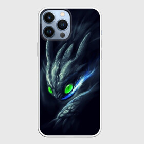 Чехол для iPhone 13 Pro Max с принтом ночная фурия в Новосибирске,  |  | how to train your dragon | night fury | беззубик | дракон | как приручить дракона | ночная фурия