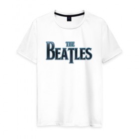 Мужская футболка хлопок с принтом The Beatles в Новосибирске, 100% хлопок | прямой крой, круглый вырез горловины, длина до линии бедер, слегка спущенное плечо. | битлз | британская | группа | джон леннон | джордж харрисон | ливерпуль | пол маккартни | ринго старр | рок