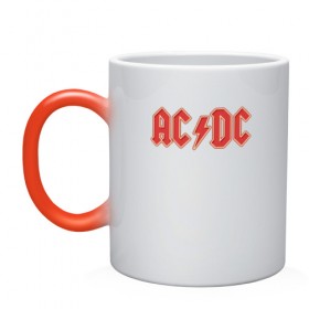Кружка хамелеон с принтом AC/DC в Новосибирске, керамика | меняет цвет при нагревании, емкость 330 мл | австралийская | ангус янг | блюз | группа | малькольм янг | рок | рок н ролл | стиви янг | хард