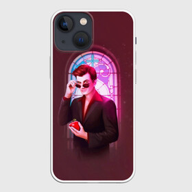 Чехол для iPhone 13 mini с принтом Good Omens в Новосибирске,  |  | david tennant | good omens | благие знамения | сериалы