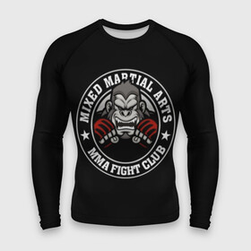 Мужской рашгард 3D с принтом MMA в Новосибирске,  |  | animal | athlet | club | cool | emblem | extreme | fighter | fighting | gorilla | logo | mma | sign | sport | stars | text | атлет | боец | бойцовский | горилла | единоборства | животное | звезды | знак | клуб | крутой | логотип | надпись | перчатки | при