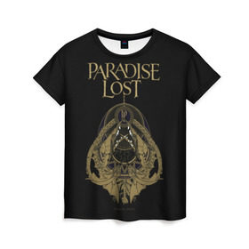 Женская футболка 3D с принтом Paradise Lost в Новосибирске, 100% полиэфир ( синтетическое хлопкоподобное полотно) | прямой крой, круглый вырез горловины, длина до линии бедер | metal | paradise lost | готик метал | готик рок | группы | дум метал | дэт дум | метал | музыка | рок