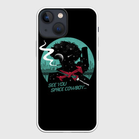 Чехол для iPhone 13 mini с принтом Ковбой Бибоп в Новосибирске,  |  | anime | cowboy bebop | space cowboy | айн | аниме | джет блэк | ковбой | ковбой бибоп | космический | космос | манга | спайк шпигель | фэй валентайн | эдвард