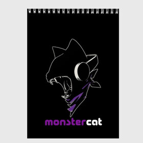 Скетчбук с принтом Monstercat в Новосибирске, 100% бумага
 | 48 листов, плотность листов — 100 г/м2, плотность картонной обложки — 250 г/м2. Листы скреплены сверху удобной пружинной спиралью | monstercat | клуб | клубная музыка | кот | котенок | кошка | лейбл | монстар | монстар кет | монстер | музыка | танцевальная музыка | электронная | электронная музыка