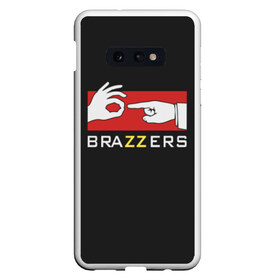 Чехол для Samsung S10E с принтом BRAZZERS в Новосибирске, Силикон | Область печати: задняя сторона чехла, без боковых панелей | brazzers | faketaxi | бразерс | браззерс | мода | надписи | надпись | прикол | прикольная надпись | прикольные надписи | текст | тренд | тренды