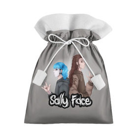 Подарочный 3D мешок с принтом Sally Face в Новосибирске, 100% полиэстер | Размер: 29*39 см | blue | diane | face | fisher | gizmo | henry | johnson | killer | larry | sally | генри | гизмо | джонсон | диана | ларри | лицо | салли | фейс | фишер