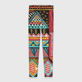 Леггинсы 3D с принтом Африканский стиль в Новосибирске, 80% полиэстер, 20% эластан | Эластичный пояс, зауженные к низу, низкая посадка | africa | african | pattern | style | trend | африка | африканский стиль | геометрия | мода | орнамент | паттерн | стиль | тренд
