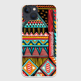 Чехол для iPhone 13 с принтом Африканский стиль в Новосибирске,  |  | africa | african | pattern | style | trend | африка | африканский стиль | геометрия | мода | орнамент | паттерн | стиль | тренд