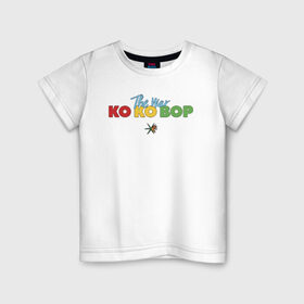 Детская футболка хлопок с принтом EXO - KO KO BOP в Новосибирске, 100% хлопок | круглый вырез горловины, полуприлегающий силуэт, длина до линии бедер | boys band | bts | exo | j pop | k pop | ko ko bop | korea | music | nct | pop | pop idols | the war | бойс бенд | бтс | ексо | ехо | идолы | к поп | корея | нст | поп | попса
