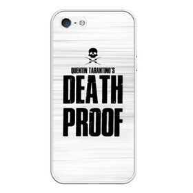 Чехол для iPhone 5/5S матовый с принтом Death Proof в Новосибирске, Силикон | Область печати: задняя сторона чехла, без боковых панелей | death proof | quentin | tarantino | квентин тарантино | тарантино