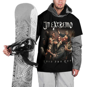 Накидка на куртку 3D с принтом In Extremo в Новосибирске, 100% полиэстер |  | in extremo | inextremo | группы | метал | музыка | рок | фолк метал | хорд рок