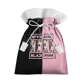 Подарочный 3D мешок с принтом BlackPink в Новосибирске, 100% полиэстер | Размер: 29*39 см | black | blackpink | chae | jennie | jisoo | k pop | kim | lalisa | lisa | manoban | park | pink | rose | young | дженни | джису | ён | ким | лалиса | лиса | манобан | пак | розэ | че