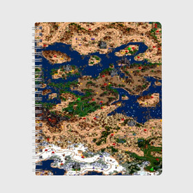 Тетрадь с принтом HEROES 3 HD pixel в Новосибирске, 100% бумага | 48 листов, плотность листов — 60 г/м2, плотность картонной обложки — 250 г/м2. Листы скреплены сбоку удобной пружинной спиралью. Уголки страниц и обложки скругленные. Цвет линий — светло-серый
 | Тематика изображения на принте: angel | armor | artwork | creature | dragon | fantasy | fantasy art | game | griffin | heroes | heroes maps | heroes of might and magic | knight | might and magic | sword | warriors | weapon | wings | герои