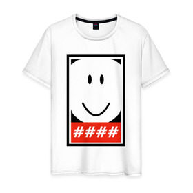 Мужская футболка хлопок с принтом Roblox Ruben Sim T-Shirt в Новосибирске, 100% хлопок | прямой крой, круглый вырез горловины, длина до линии бедер, слегка спущенное плечо. | Тематика изображения на принте: roblox | roblox t shirt | ruben | ruben sim | sim | t shirt | роблокс | футболка roblox | футболка роблокс