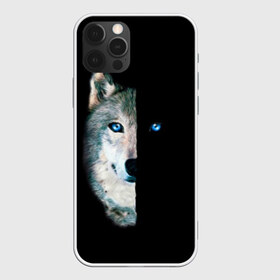 Чехол для iPhone 12 Pro Max с принтом Волк в Новосибирске, Силикон |  | animal | art | blue | day | head | muzzle | night | predator | view | wild | wolf | взгляд | волк | голова | день | дикий | животное | искусство | ночь | синий | хищник