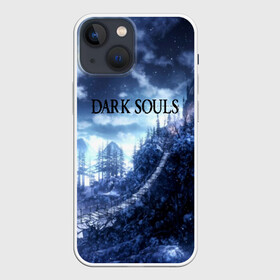 Чехол для iPhone 13 mini с принтом DARK SOULS в Новосибирске,  |  | Тематика изображения на принте: art | artwork | crown | dark soul | dark souls iii | death | digital art | embers | fanatsy | fire | flames | game | mask | skeletons | воин | минимализм | рыцарь | тёмные души