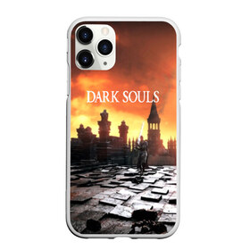 Чехол для iPhone 11 Pro матовый с принтом DARK SOULS в Новосибирске, Силикон |  | Тематика изображения на принте: art | artwork | crown | dark soul | dark souls iii | death | digital art | embers | fanatsy | fire | flames | game | mask | skeletons | воин | минимализм | рыцарь | тёмные души