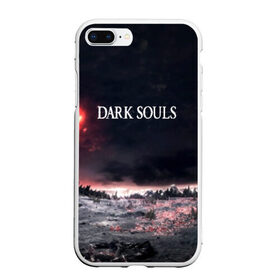 Чехол для iPhone 7Plus/8 Plus матовый с принтом DARK SOULS в Новосибирске, Силикон | Область печати: задняя сторона чехла, без боковых панелей | Тематика изображения на принте: art | artwork | crown | dark soul | dark souls iii | death | digital art | embers | fanatsy | fire | flames | game | mask | skeletons | воин | минимализм | рыцарь | тёмные души