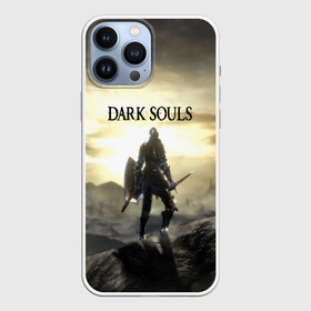 Чехол для iPhone 13 Pro Max с принтом DARK SOULS в Новосибирске,  |  | Тематика изображения на принте: art | artwork | crown | dark soul | dark souls iii | death | digital art | embers | fanatsy | fire | flames | game | mask | skeletons | воин | минимализм | рыцарь | тёмные души