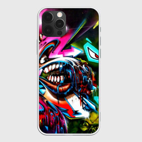 Чехол для iPhone 12 Pro Max с принтом Боевое граффити в Новосибирске, Силикон |  | felipe pantone | grafiti | paint | street art | urban | город | граффити | искусство | кирпичи | краски | рисунки | стена | улицы | уличное искусство