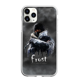 Чехол для iPhone 11 Pro Max матовый с принтом Frost Rainbow Six в Новосибирске, Силикон |  | Тематика изображения на принте: gameplay | mozzie | pvp | r6 | r6s | siege | герой | дым | огонь | осада | пламя | радуга | снайпер | сражения | туман | шутер