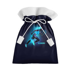 Подарочный 3D мешок с принтом RUNNING NEON в Новосибирске, 100% полиэстер | Размер: 29*39 см | girl | neon | running | sport | бег | девушка | неон | неоновый | спорт